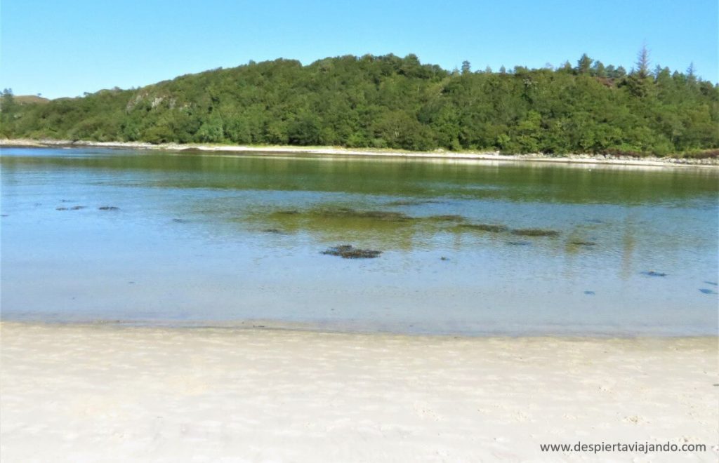 Playas blancas de Escocia