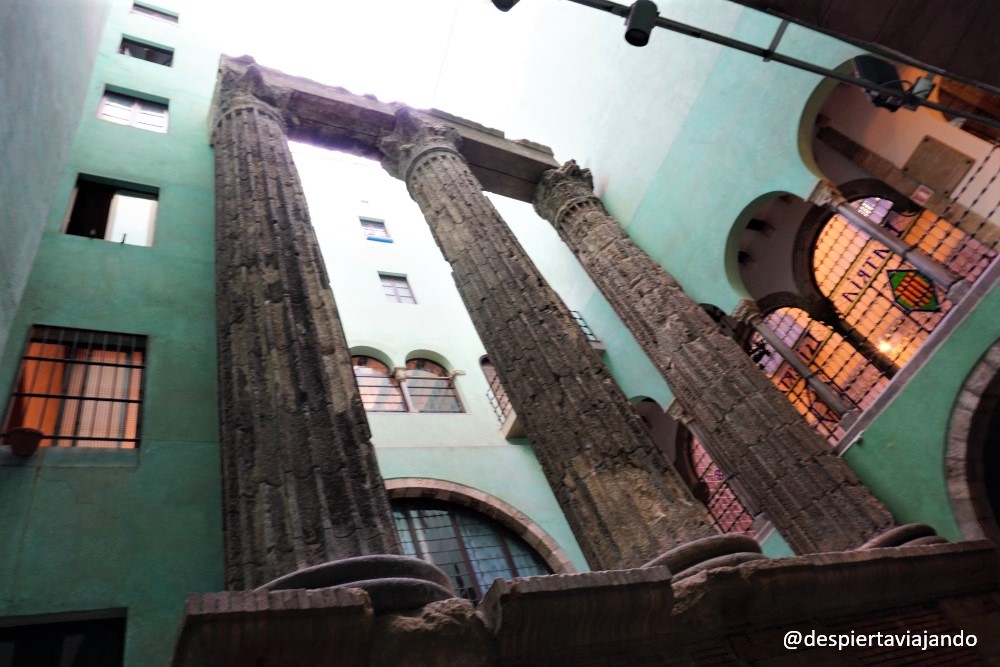 Templo de Augusto - 12 lugares secretos que ver en Barcelona