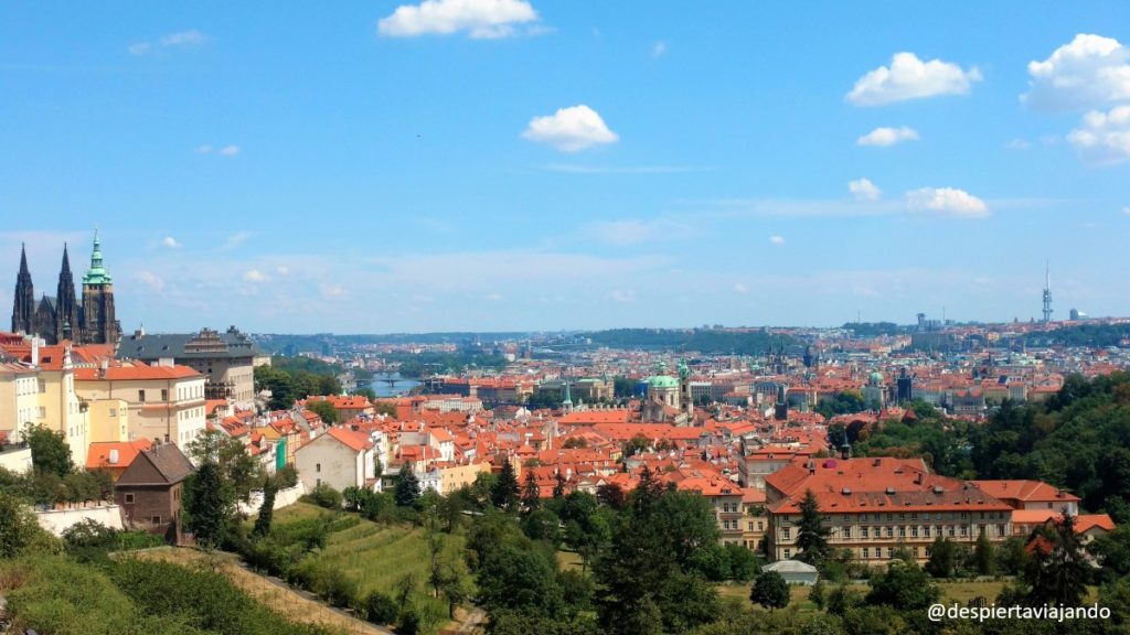 Vista desde la colina de Petrin